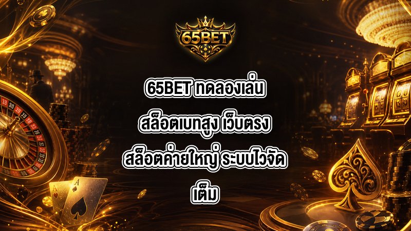 65BET ทดลองเล่นสล็อตเบทสูง